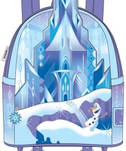 LOUNGEFLY DISNEY Frozen Princess Elsa Castle Mini Backpack