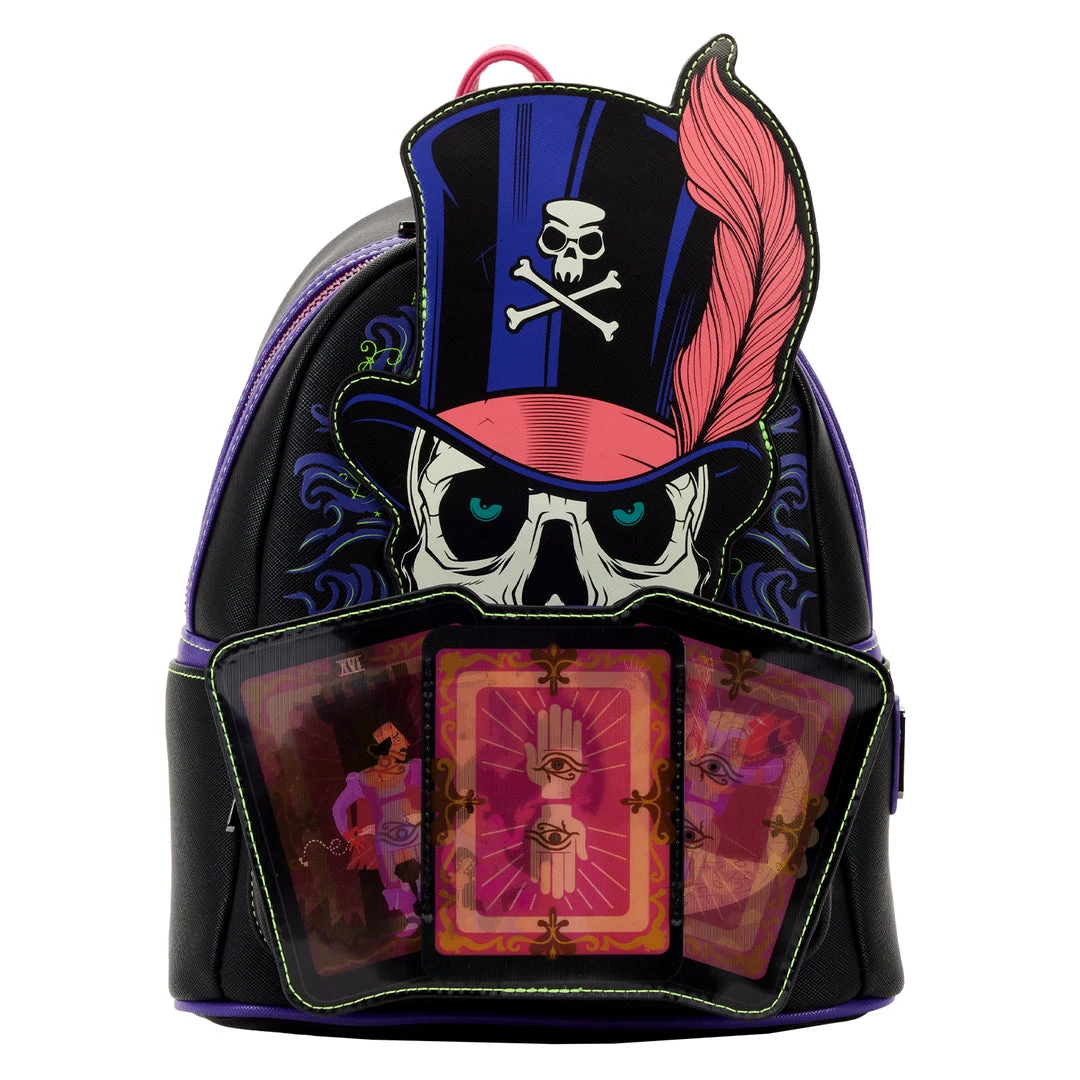 LOUNGEFLY DISNEY The Princess And The Frog Dr. Facilier Glow And Lenticular Mini Backpack