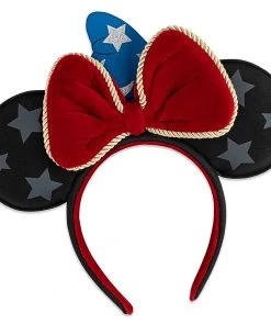 LOUNGEFLY DISNEY FANTASIA SORCERER MICKEY MOUSE EARS HEADBAND