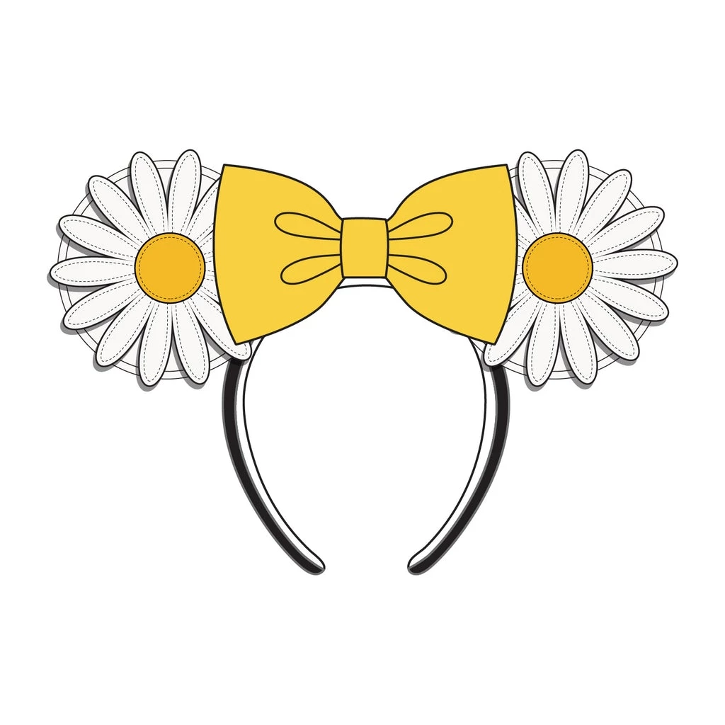 LOUNGEFLY DISNEY Minnie Mouse Daisy Ears Headband
