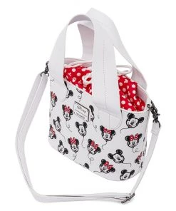 LOUNGEFLY DISNEY MICKEY & MINNIE MOUSE BALLOON CROSSBODY PURSE BAG