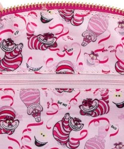 LOUNGEFLY DISNEY ALICE IN WONDERLAND CHESHIRE CAT CROSSBODY PURSE BAG