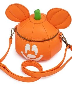 LOUNGEFLY DISNEY MICKEY-O-LANTERN GLOW IN THE DARK CROSSBODY BAG SEPT PRE-ORDER