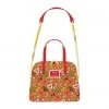 LOUNGEFLY DISNEY GINGERBREAD MICKEY AND MINNIE MOUSE CROSSBODY BAG LOUNGEFLY SALE!