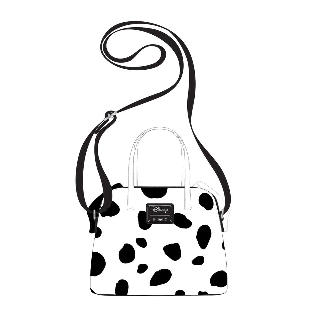 LOUNGEFLY SALE! LOUNGEFLY DISNEY 101 DALMATIANS 60TH ANNIVERSARY COSPLAY CROSSBODY BAG