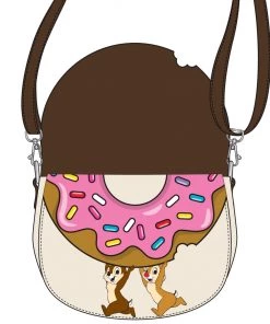 LOUNGEFLY DISNEY CHIP AND DALE SWEET TREATS CROSSBODY BAG