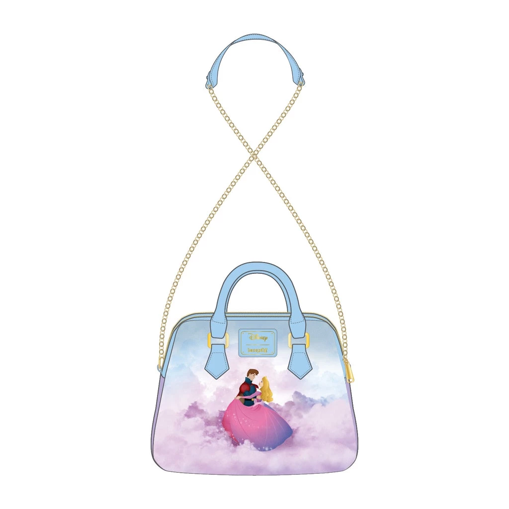 LOUNGEFLY DISNEY Sleeping Beauty Castle Crossbody Bag PRE-ORDER FEB CATALOG LOUNGEFLY PRE ORDER
