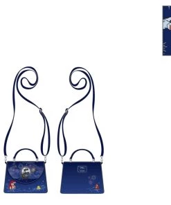 LOUNGEFLY DISNEY THE LITTLE MERMAID ARIEL FIREWORKS CROSS BODY BAG