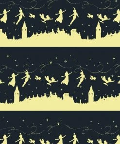 LOUNGEFLY DISNEY Peter Pan Clock Glow In The Dark Crossbody Bag