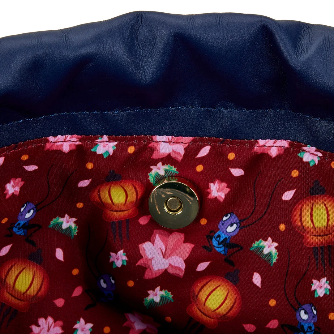 LOUNGEFLY DISNEY Mulan Castle Crossbody Bag