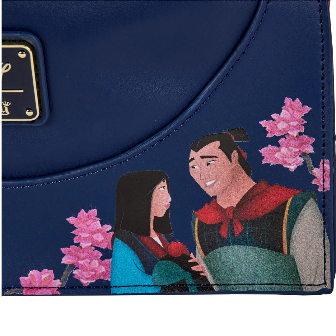LOUNGEFLY DISNEY Mulan Castle Crossbody Bag