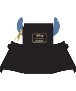 LOUNGEFLY DISNEY LILO & STITCH VAMPIRE STITCH BOW TIE FLAP WALLET