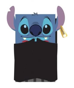LOUNGEFLY DISNEY LILO & STITCH VAMPIRE STITCH BOW TIE FLAP WALLET