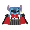 LOUNGEFLY DISNEY LILO & STITCH VAMPIRE STITCH BOW TIE FLAP WALLET