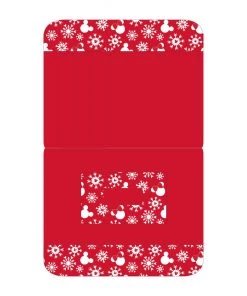 LOUNGEFLY DISNEY SNOWMAN MICKEY AND MINNIE MOUSE ZIP AROUND WALLET