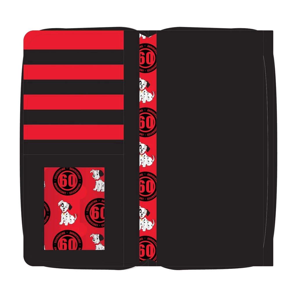 LOUNGEFLY DISNEY 101 DALMATIANS 60TH ANNIVERSARY ZIP AROUND WALLET LOUNGEFLY SALE!