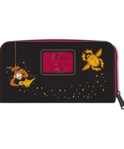 LOUNGEFLY DISNEY ALADDIN JAFAR VILLAINS SCENE ZIP AROUND WALLET LOUNGEFLY SALE!