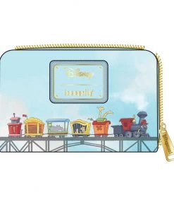 LOUNGEFLY DISNEY DUMBO 80TH ANNIVERSARY ZIP AROUND WALLET
