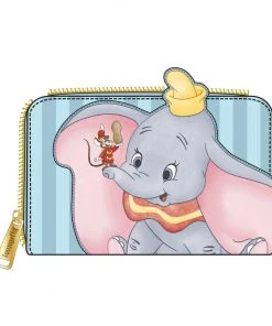 LOUNGEFLY DISNEY DUMBO 80TH ANNIVERSARY ZIP AROUND WALLET