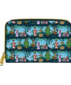 LOUNGEFLY DISNEY ROBIN HOOD SHERWOOD ZIP AROUND WALLET