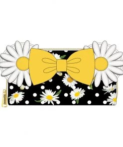 LOUNGEFLY DISNEY Minnie Mouse Daisy Zip Around Wallet