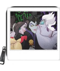 LOUNGEFLY DISNEY Villains Club Zip Around Wallet