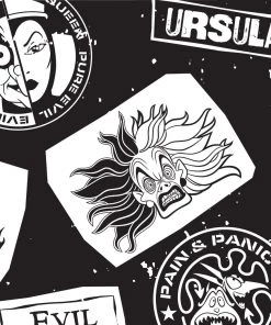 LOUNGEFLY DISNEY Villains Club Zip Around Wallet