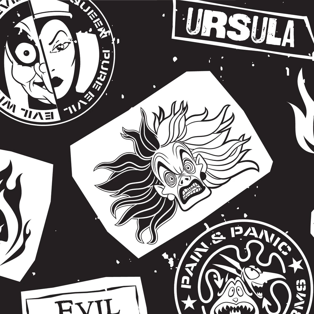 LOUNGEFLY DISNEY Villains Club Zip Around Wallet