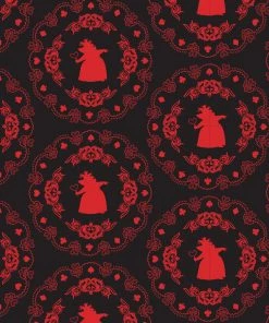 LOUNGEFLY DISNEY Alice In Wonderland Queen Of Hearts Villains Scene Zip Around Wallet