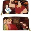 LOUNGEFLY DISNEY VILLAINS SCENE GASTON ZIP AROUND WALLET