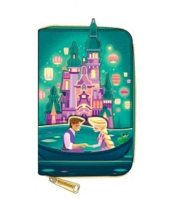 LOUNGEFLY Disney Tangled Rapunzel Castle Zip Around Wallet PRE-ORDER JANUARY CATALOG LOUNGEFLY PRE ORDER