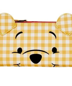 LOUNGEFLY DISNEY Winnie The Pooh Gingham Cosplay Flap Wallet