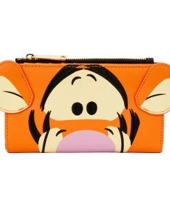 LOUNGEFLY DISNEY Winnie The Pooh Tigger Cosplay Flap Wallet