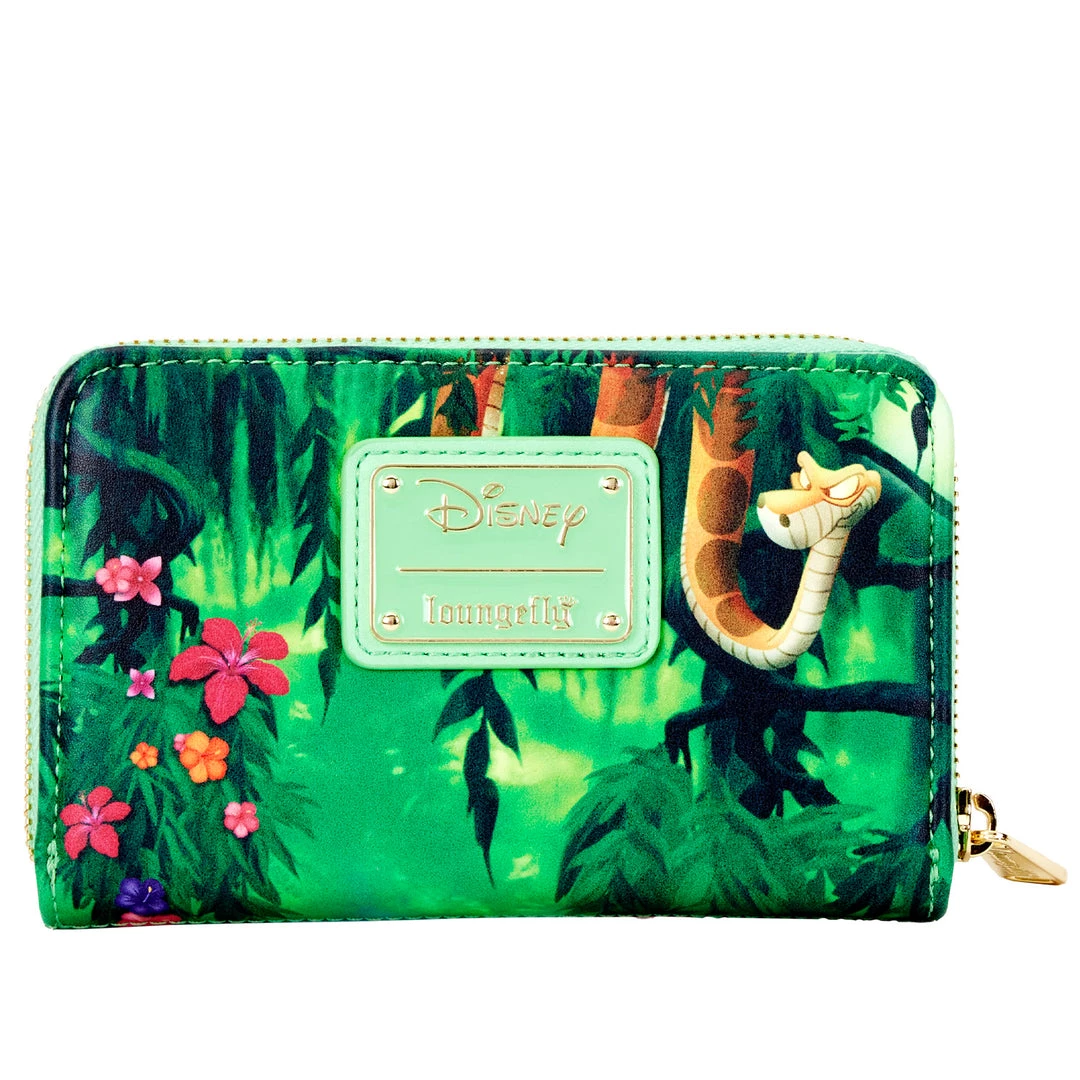 LOUNGEFLY PRE ORDER LOUNGEFLY DISNEY The Jungle Book Bare Necessities Zip Around Wallet