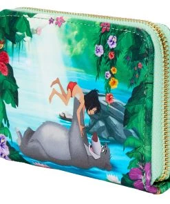 LOUNGEFLY PRE ORDER LOUNGEFLY DISNEY The Jungle Book Bare Necessities Zip Around Wallet