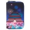 LOUNGEFLY DISNEY Mulan Castle Zip Around Wallet