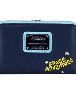 LOUNGEFLY DISNEY Lilo & Stitch Space Adventure Glow In The Dark Zip Around Wallet