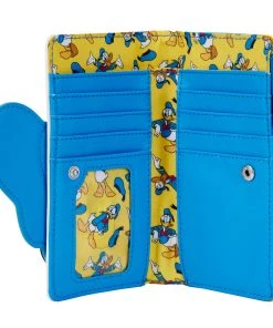 LOUNGEFLY DISNEY Donald Duck Cosplay Flap Wallet