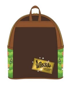 LOUNGEFLY WILLY WONKA AND THE CHOCOLATE FACTORY 50TH ANNIVERSARY MINI BACKPACK LOUNGEFLY MOVIE