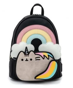 LOUNGEFLY PUSHEEN RAINBOW UNICORN MINI BACKPACK