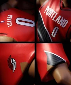 SMALL STAR SMALL-STARS NBA SMALL-STARS DAMIAN LILLARD (TRAIL BLAZERS 2019-20 RED JERSEY)