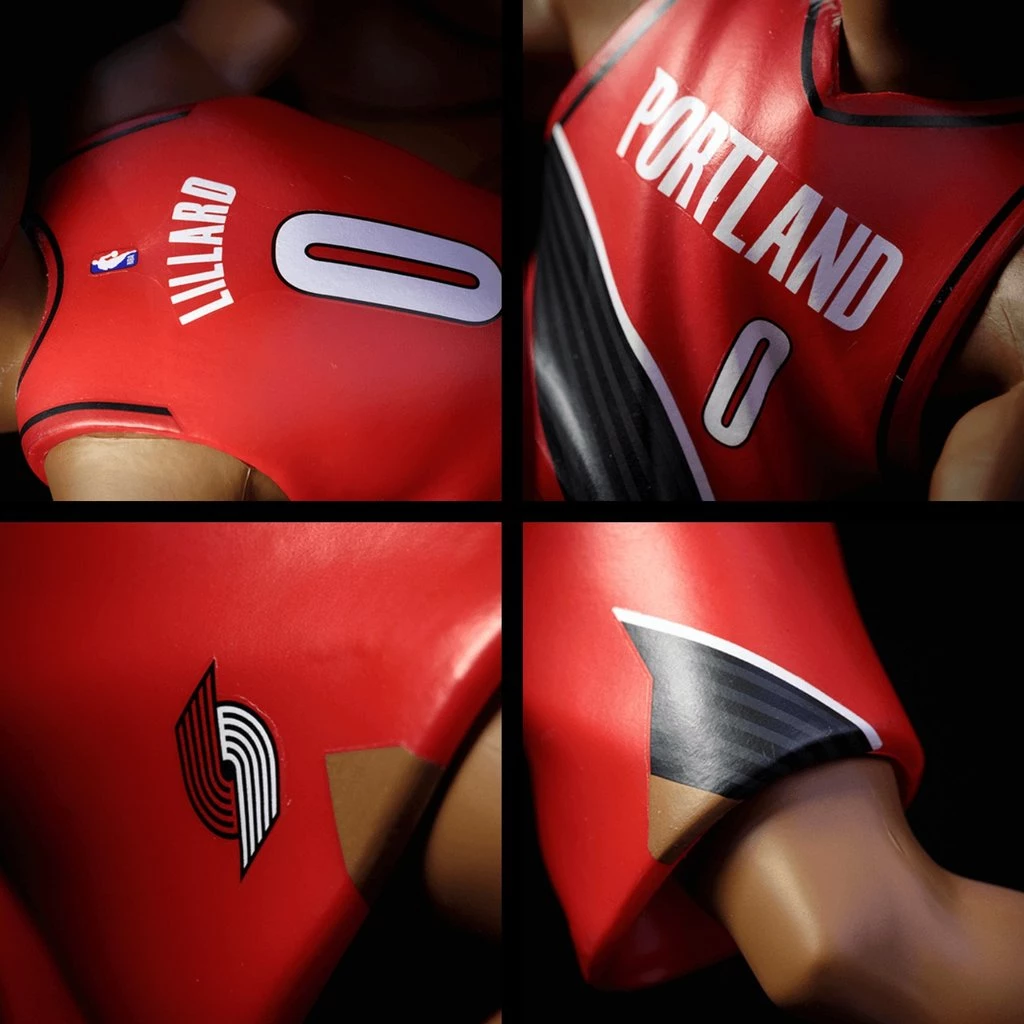 SMALL STAR SMALL-STARS NBA SMALL-STARS DAMIAN LILLARD (TRAIL BLAZERS 2019-20 RED JERSEY)