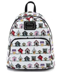 LOUNGEFLY DISNEY DOGS DOGHOUSE AOP MINI BACKPACK