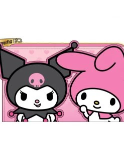 LOUNGEFLY SANRIO MY MELODY & KUROMI FLAP WALLET