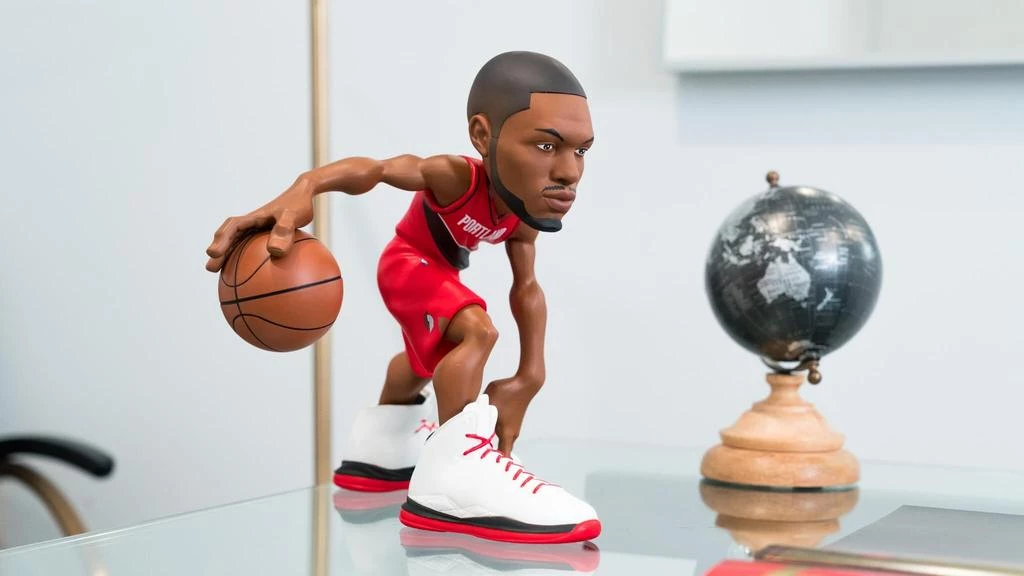 SMALL STAR SMALL-STARS NBA SMALL-STARS DAMIAN LILLARD (TRAIL BLAZERS 2019-20 RED JERSEY)