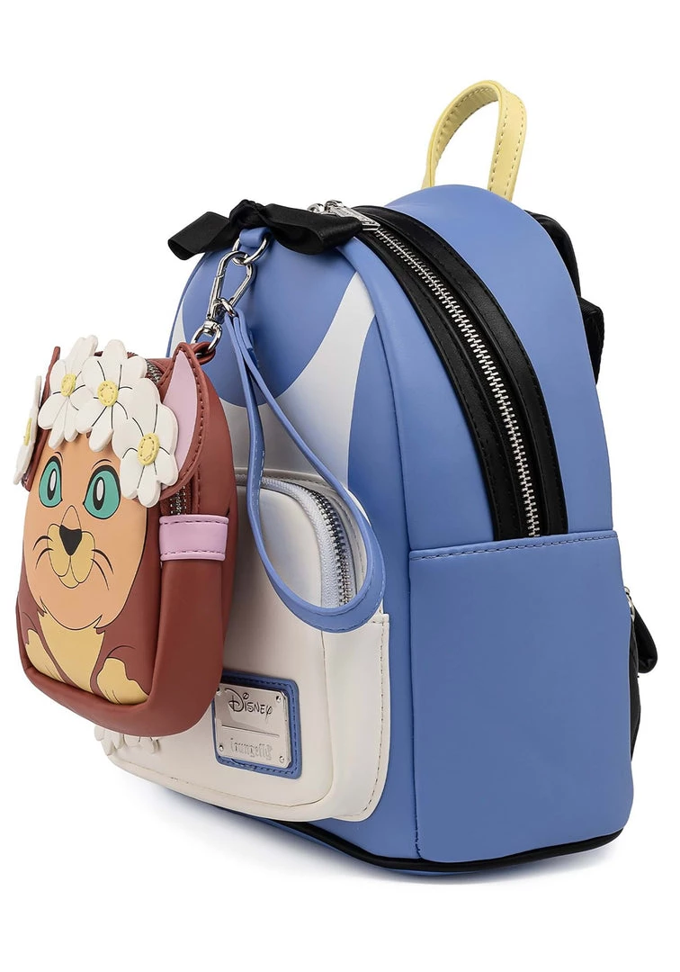 LOUNGEFLY DISNEY ALICE IN WONDERLAND AND DINAH THE KITTEN COSPLAY MINI BACKPACK