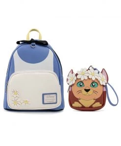 LOUNGEFLY DISNEY ALICE IN WONDERLAND AND DINAH THE KITTEN COSPLAY MINI BACKPACK
