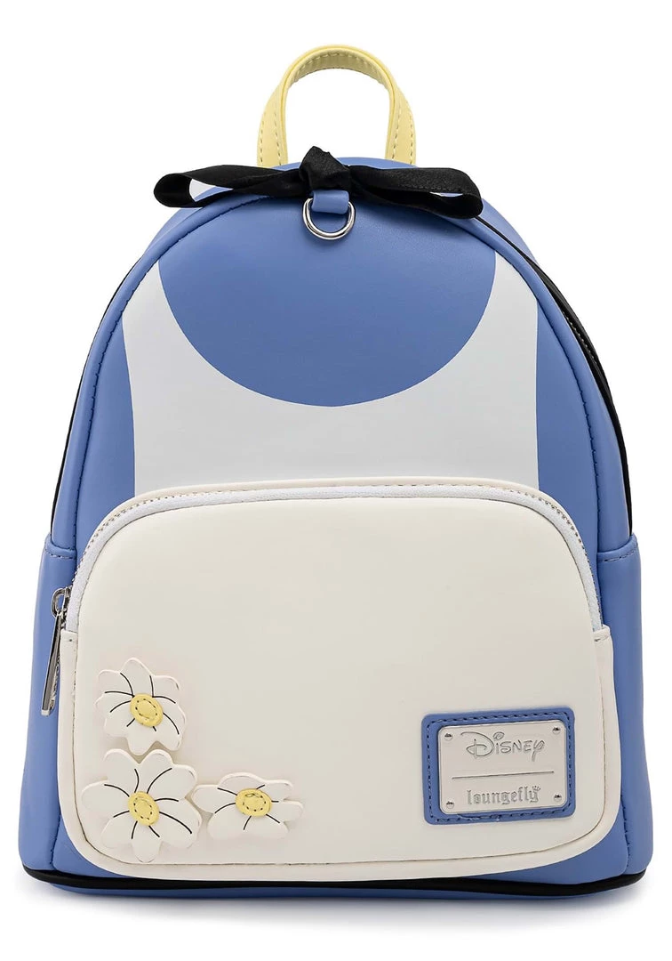 LOUNGEFLY DISNEY ALICE IN WONDERLAND AND DINAH THE KITTEN COSPLAY MINI BACKPACK