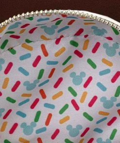 LOUNGEFLY DISNEY MICKEY MOUSE ICE CREAM SANDWICH CROSSBODY PURSE BAG