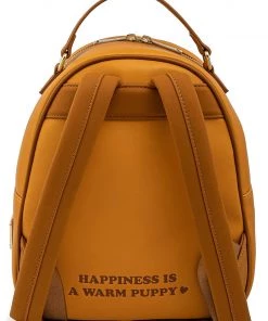 LOUNGEFLY PEANUTS CHARLIE AND SNOOPY SUNSET MINI BACKPACK